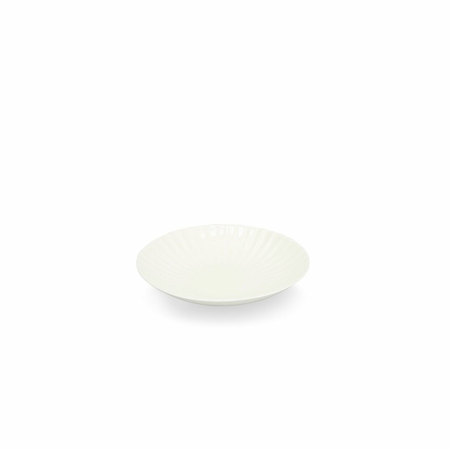 Diep bord 18 cm Bloom white