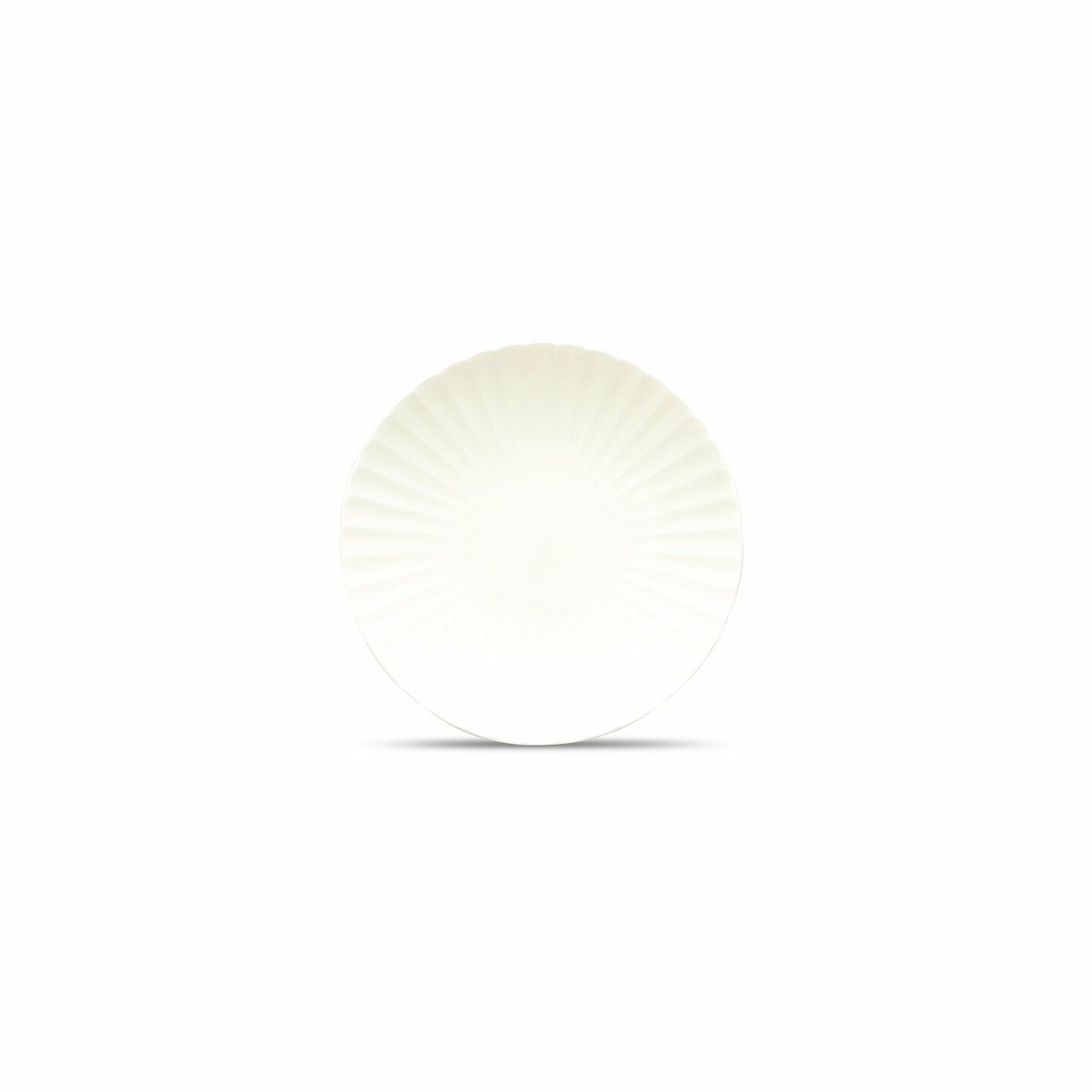 Diep bord 18 cm Bloom white