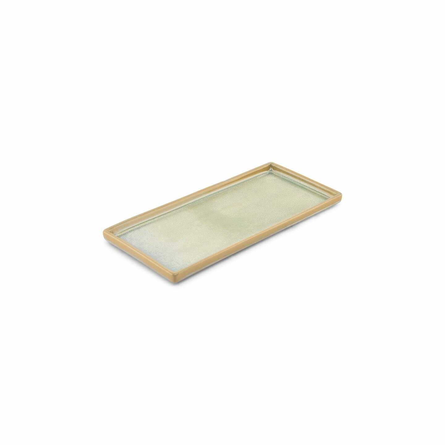 Serveerschaal 22 x 10 cm  Structo turqouise