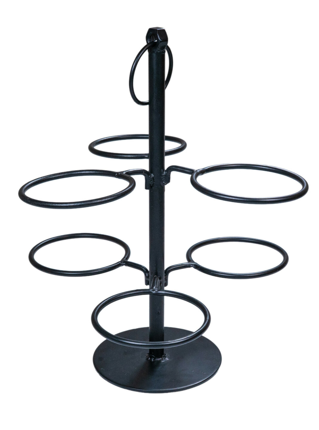 Etagere voor 6 bordjes zwart 30 cm 