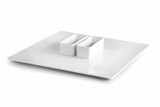 Fest Chip&amp;Dip bord 30x30cm