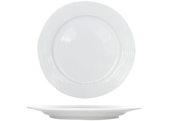Linea white plat bord 25,5 cm Cosy &amp; Trendy.