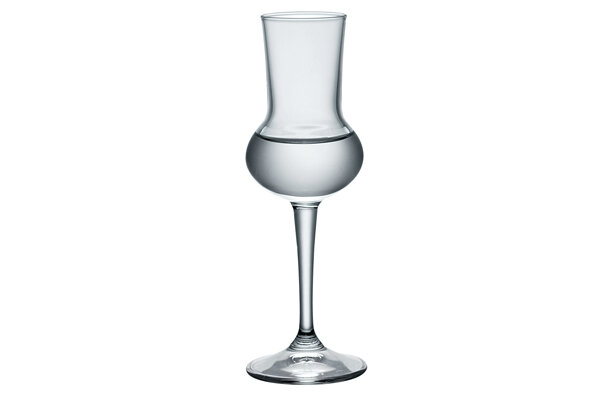 Likeurglas op voet Grappa