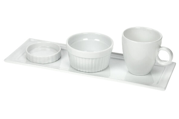 Koffiekop met wachtbordje aperoset Ibis