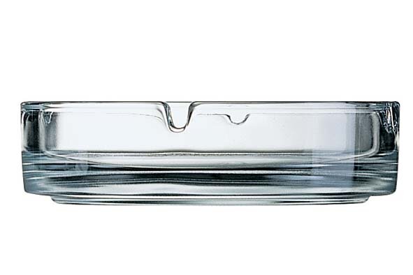 Asbak transparant 8,5 cm Horeca