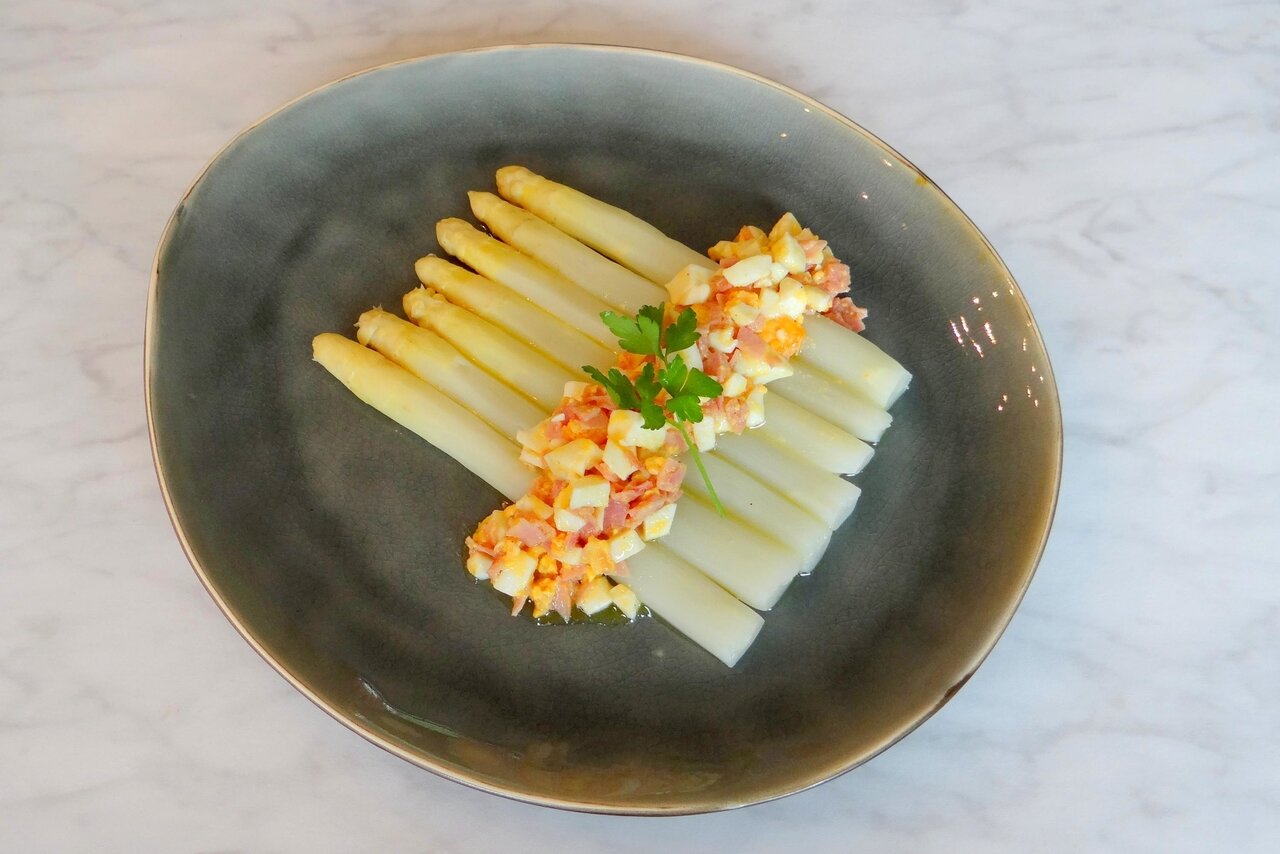 Bord ovaal 27 cm Laguna Blue Grey blauwgrijs zwart