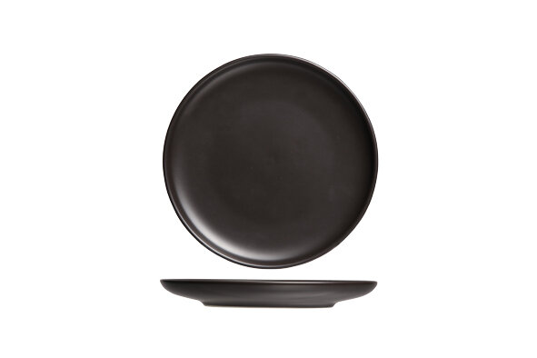 Bord rond zwart 15 cm Okinawa