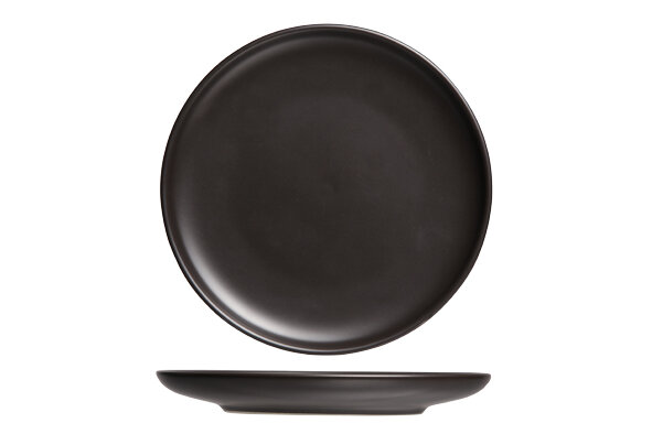 Bord rond zwart 26,5 cm Okinawa