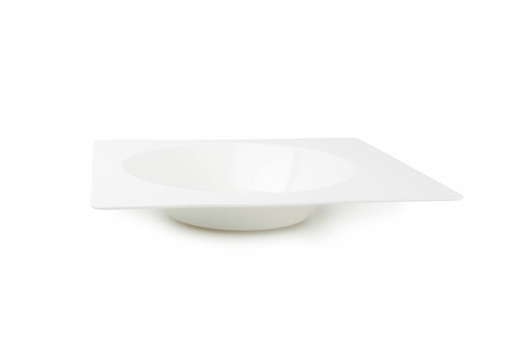 Diep bord vierkant met rand 27 cm Yong Verso