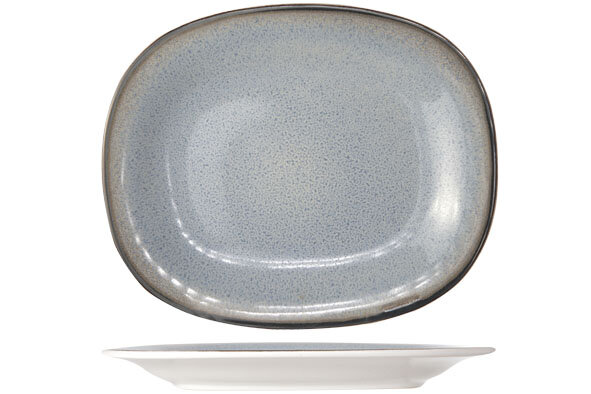 Dessertbord ovaal 19,5 x 23,5 cm Fez Blue