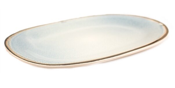 Bord plat ovaal 24 x 31 cm Fez Blue