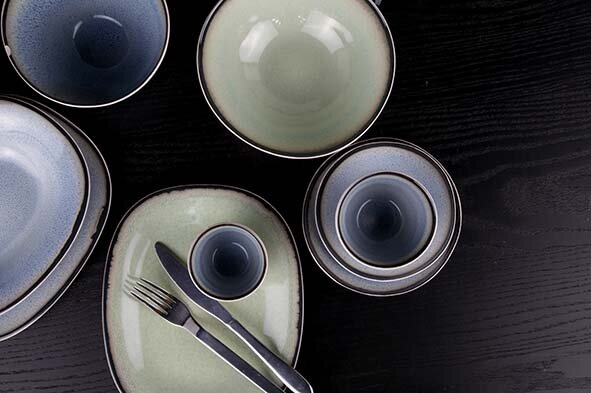 Bord rond 28 cm Fez Green