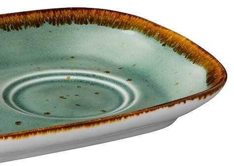 Schotel aqua rechthoek 25 cm Q Authentic