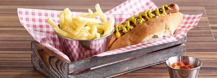 Vetvrij papier rood geblokt 500 stuks 25 cm