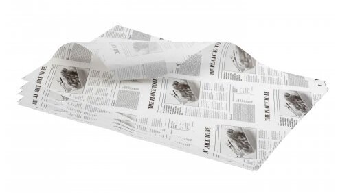 Vetvrij papier opdruk The Plaice To Be 1000 stuks 35 cm