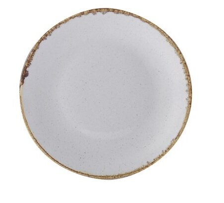 Bord rond coupe 28 cm Stone