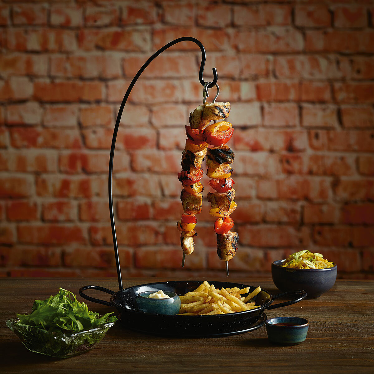 Spieshouder RVS 46 cm