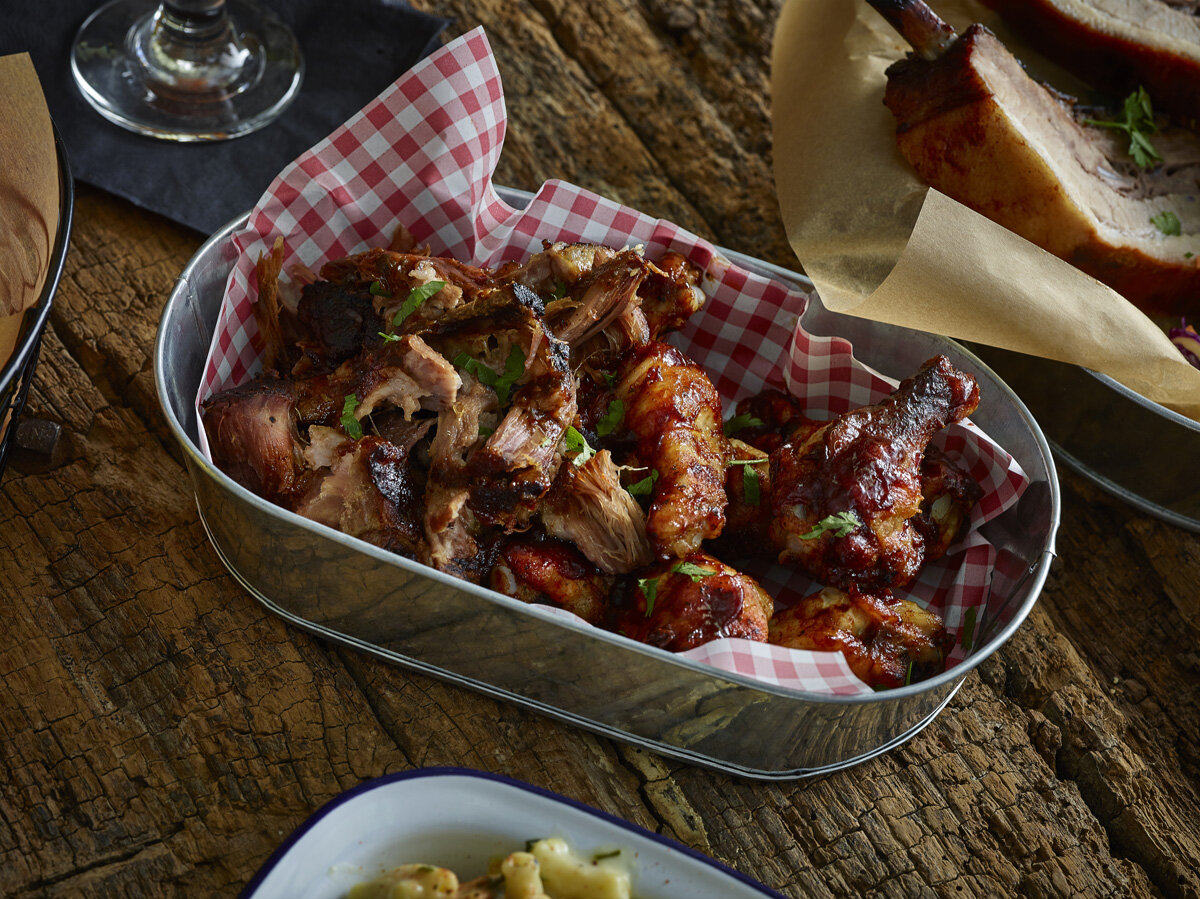 Serveerschaal staal 23 x 15 cm