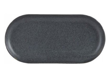 Bord ovaal smal 30 cm Graphite