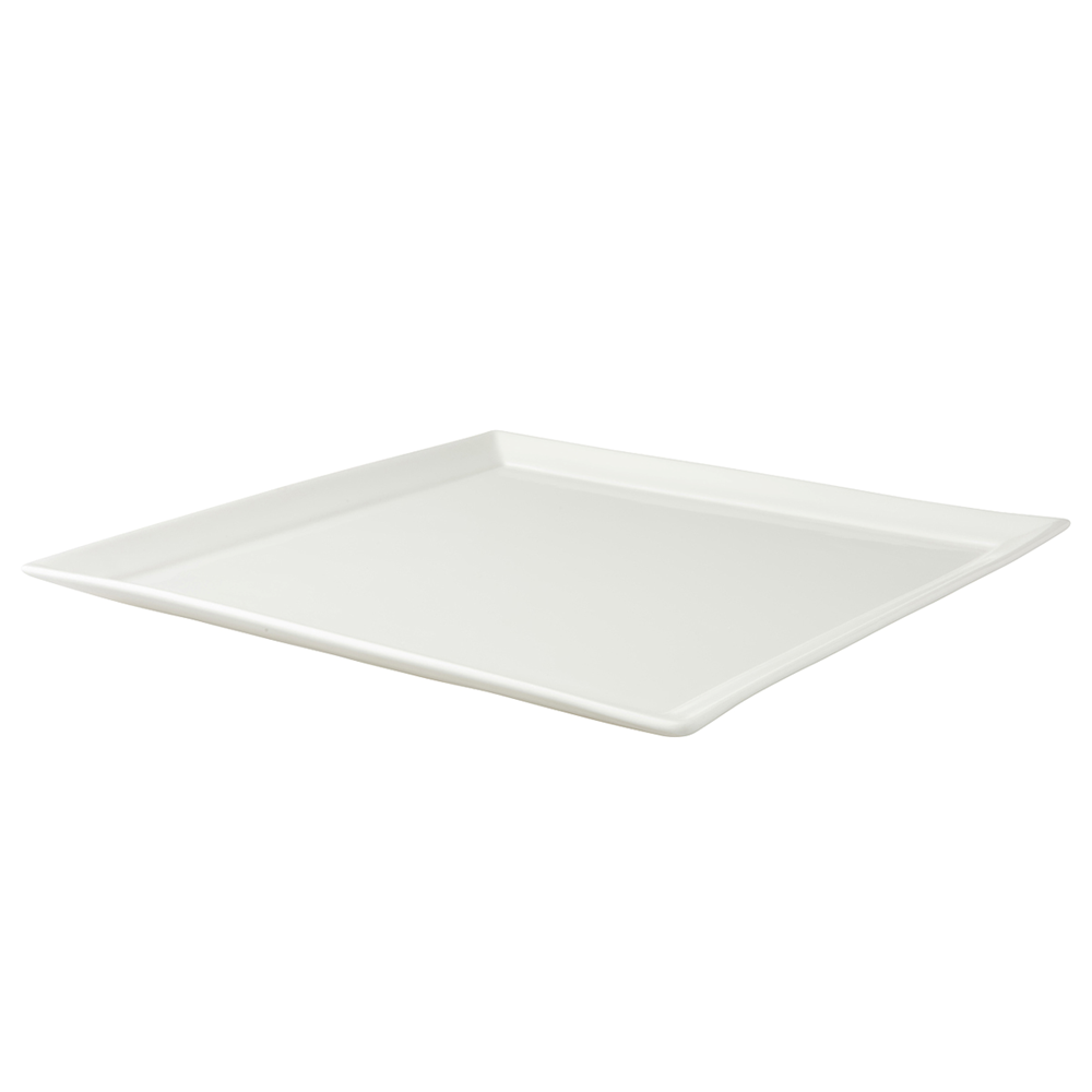 Bord 30 cm vierkant edge Royal Ivory Palmer