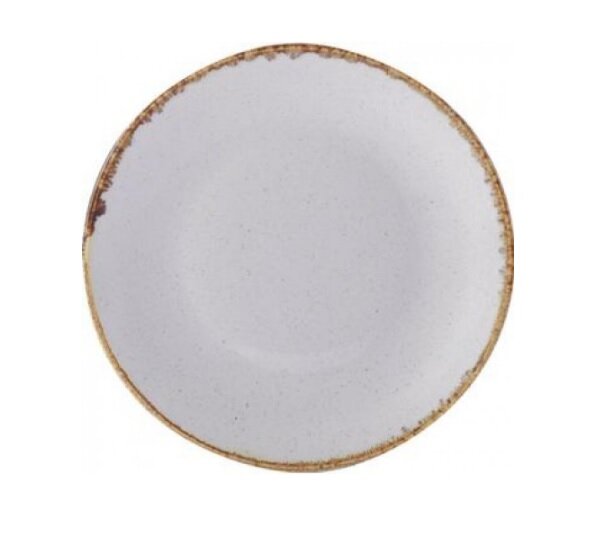 Bord rond coupe 18 cm Stone