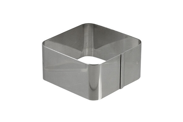 Garneercirkel vierkant 7 cm inox