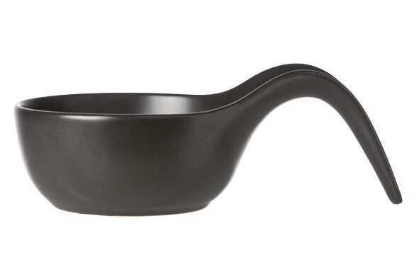 Schaal 20,5-12 cm Black lepelvorm