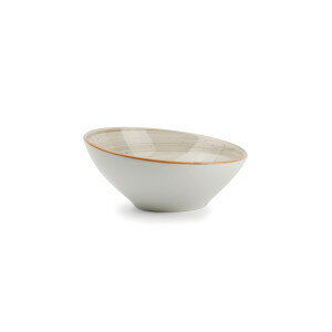 Kom schuin 8 cm Aura Terrain Beige