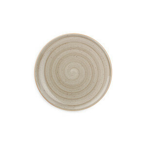 Bord plat 27 cm Aura Terrain Beige