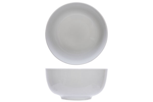 Kom 15 x 7,5 cm Budget wit