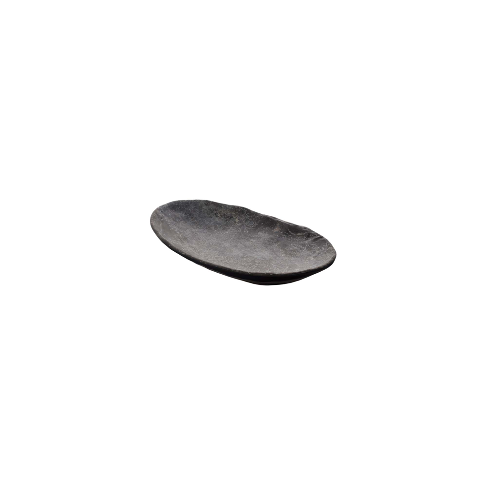 Schaal ovaal 23 x 14 cm Endure Melamine zwart/marmer