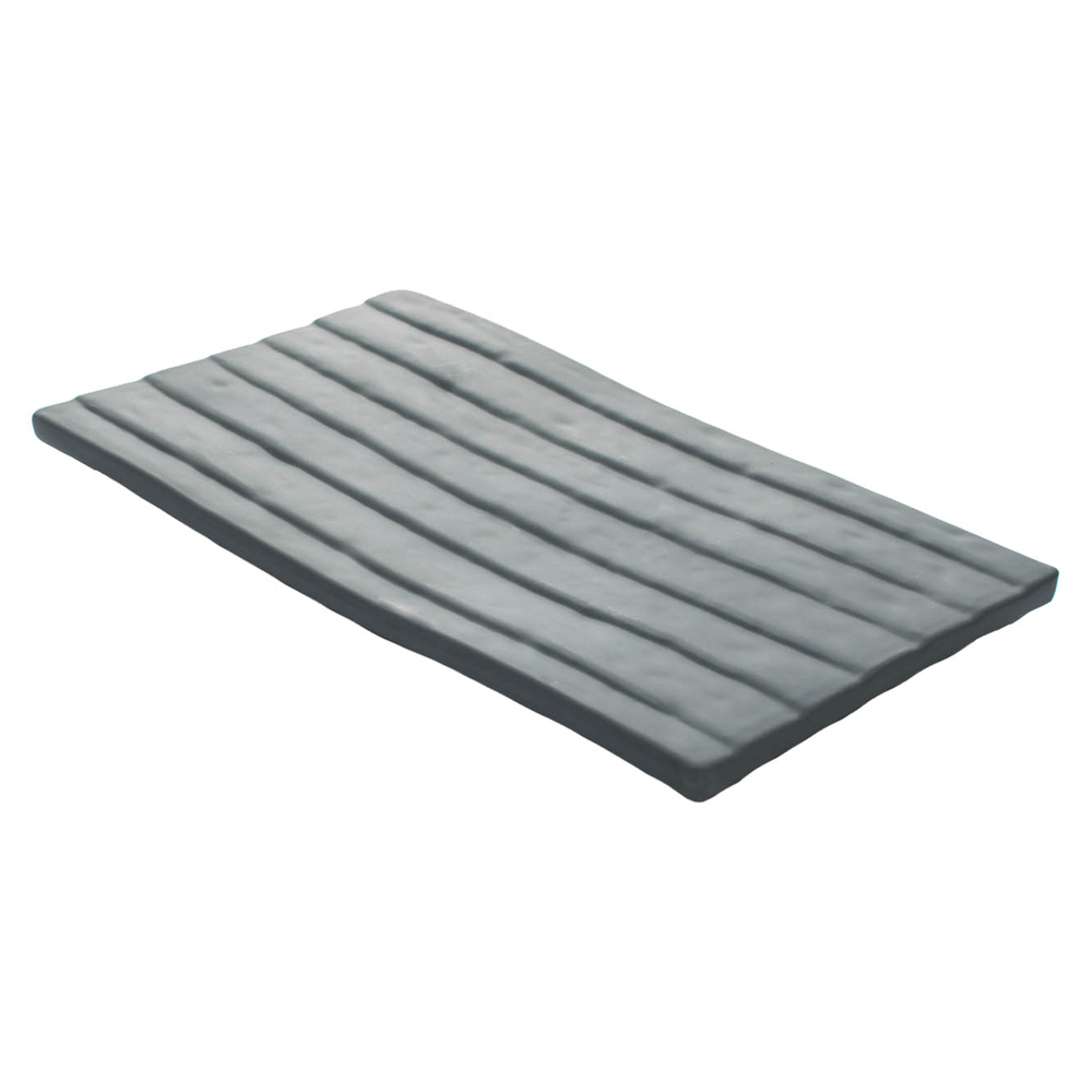 Schaal 35 x 21 cm rechthoekig Endure Melamine grijs