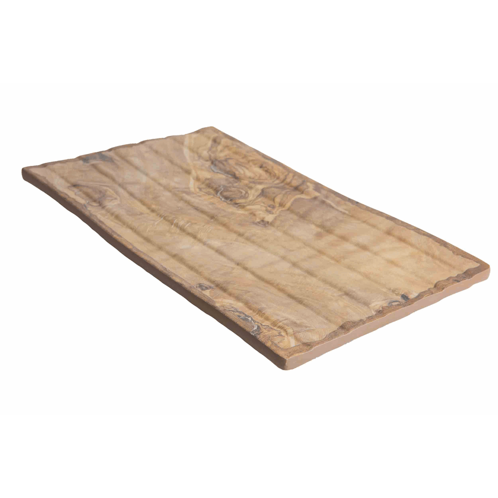 Schaal 35 x 21 cm Transform Melamine hout ribbel