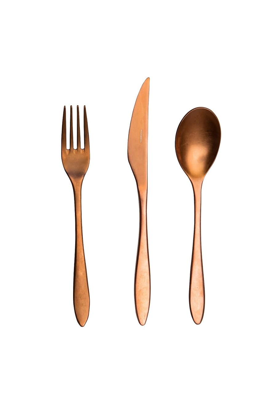 Dessertlepel Matt Bronze koper 18/10