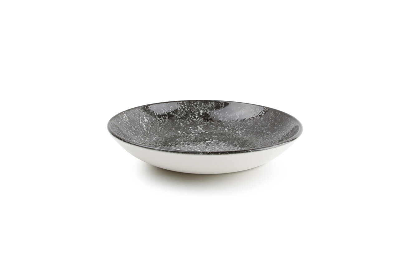 Diep bord 23 cm Cosmos Black