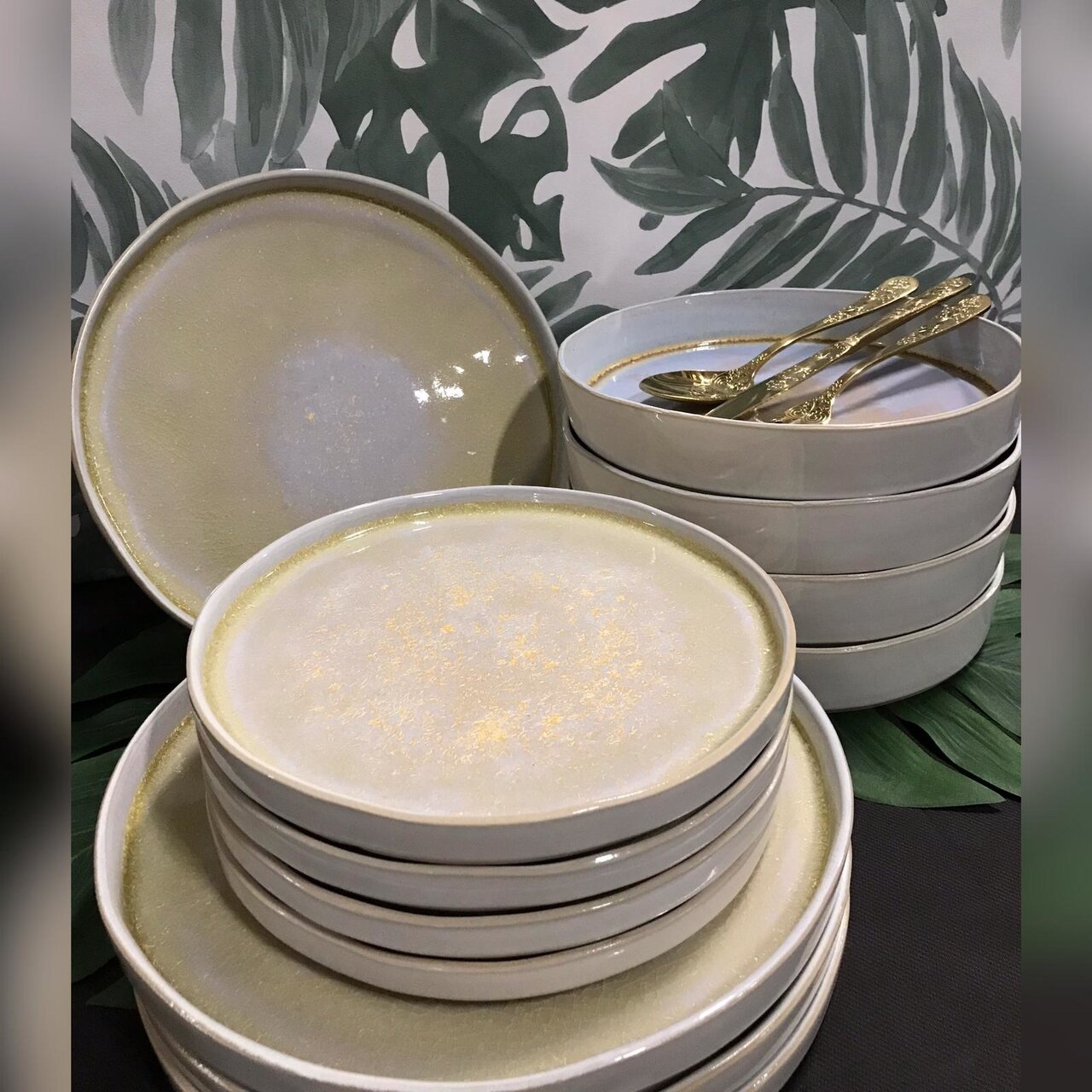 Bord plat 16 cm Gold Glister