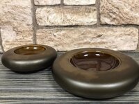 Bord donut 22 cm goud metallic Raw by Kevala