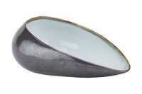 Schaal 21,5 cm ovaal Plato mat Drop 