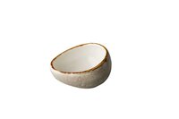 Kommetje 9 cm schuin Triangle grijs Jersey