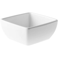 Vierkant bakje 10 cm wit melamine Truyts