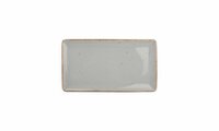 Plat bord 24cm x 13cm Collect Grijs
