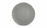 Plat gestructureerd bord 31cm Collect Grijs