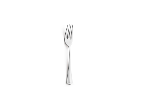 Visvork Baguette 18,5cm zilver 