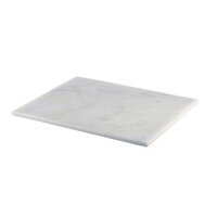 Plateau Marmer 32 x 26 cm Wit