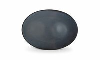 Bord ovaal 36x25,5cm Cirro Donkerblauw