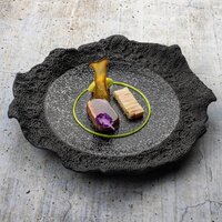 Natuursteen Lava Coral bord 32 x 28 cm Raw by RBC