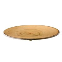 Presentatieplateau Boomstam Rond 35 cm Melamine