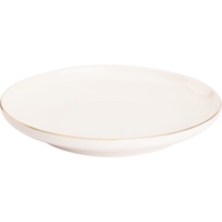 Bord 21 cm Wit Goud Ligne D'or