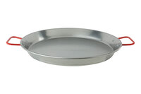 Paellapan 40 cm Gepolierd Staal