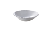 Diep bord 20,5 cm wit porselein Calcaire